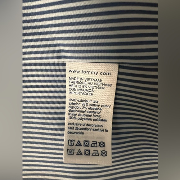 NWT Tommy Hilfiger Oversized Boyfriend Blazer Beige Size 00 - Picture 6 of 6